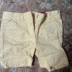 Crewcuts yellow printed shorts